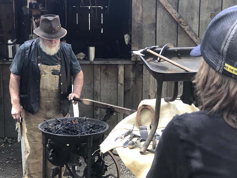 Blacksmith at Gold Bug Mine